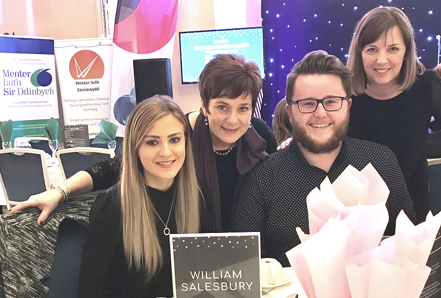 Staff y Fenter yn nathliadau Mentrau Iaith Cymru Ionawr 2020