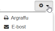 eicon argraffu